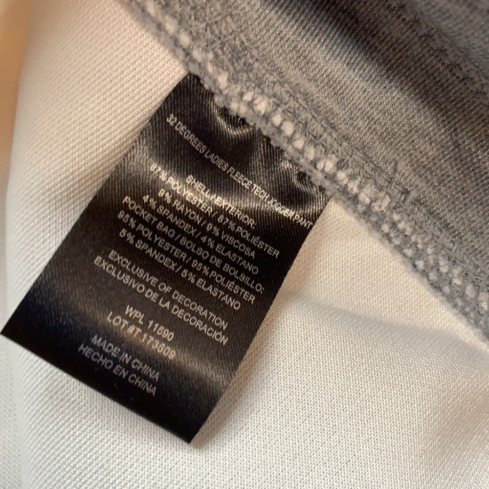 NWT 32 Degrees Heat ladies joggers size large - Picture 5 of 7